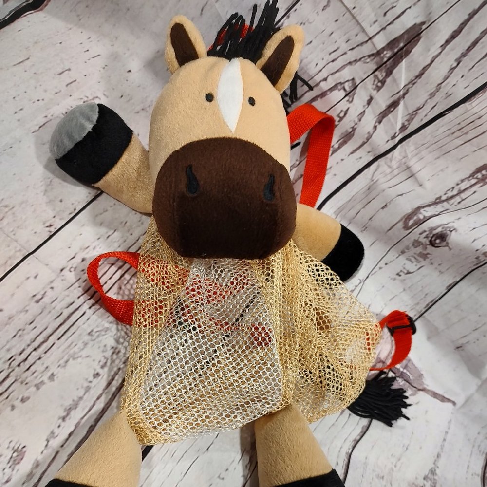 SILLY SACS Bag Horse Mesh Kids Book Bag Daycare Backpack